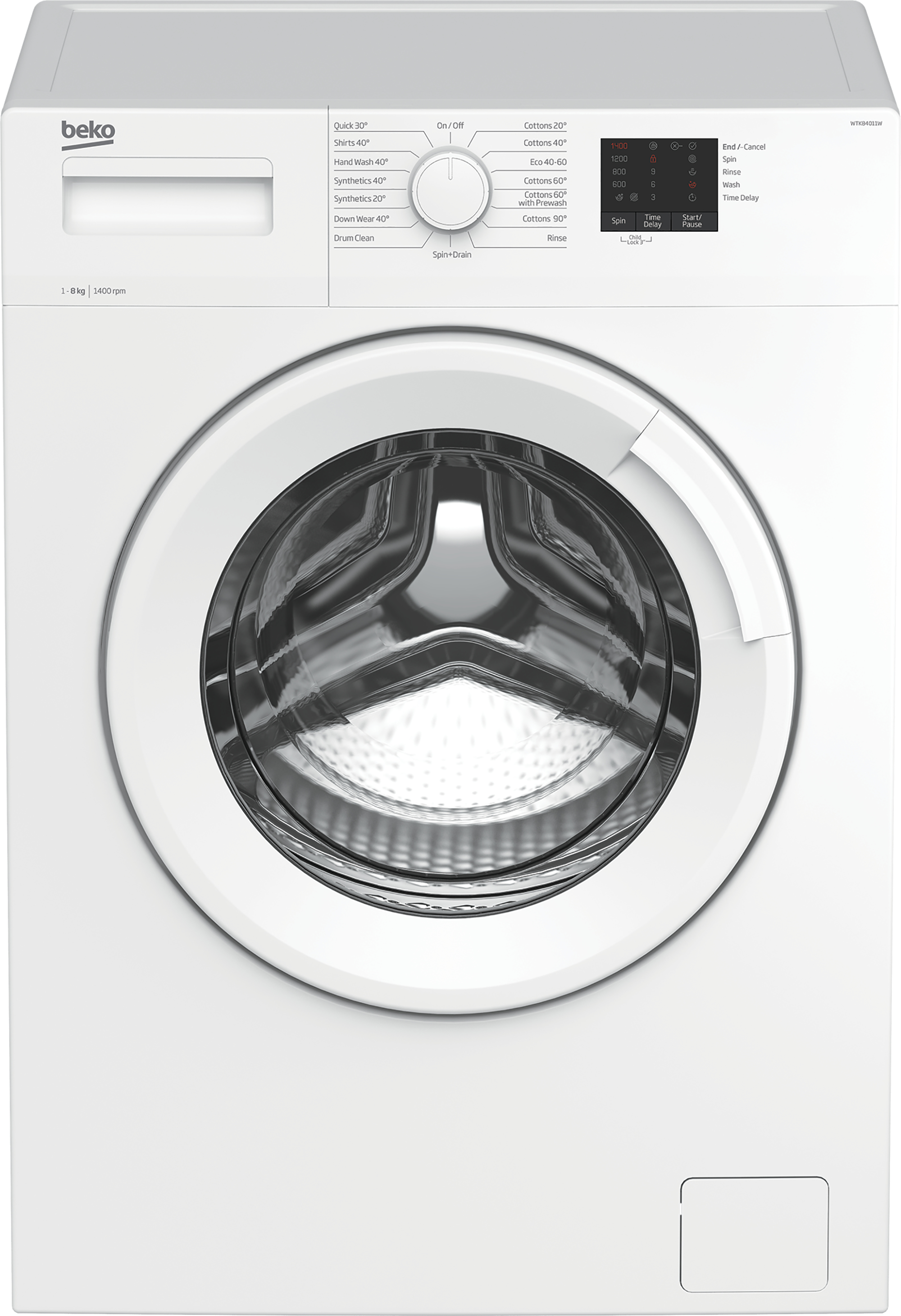 Beko WTK84011W — vue 1 sur 7