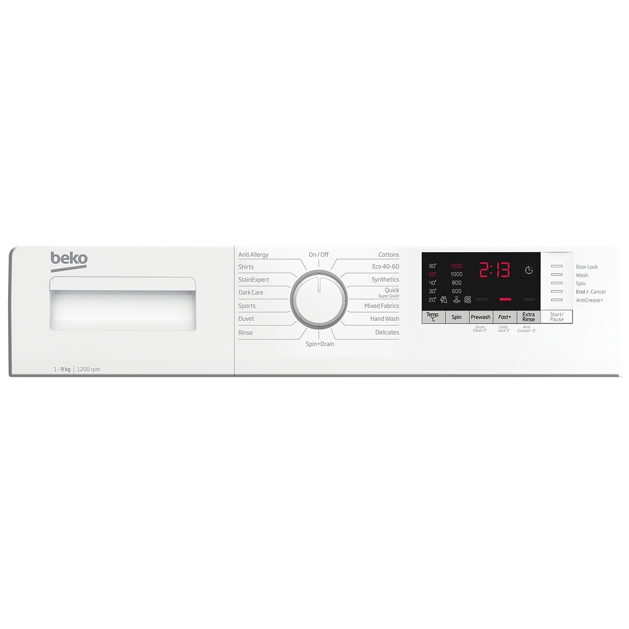 Beko WTK92151W — vue 1 sur 6