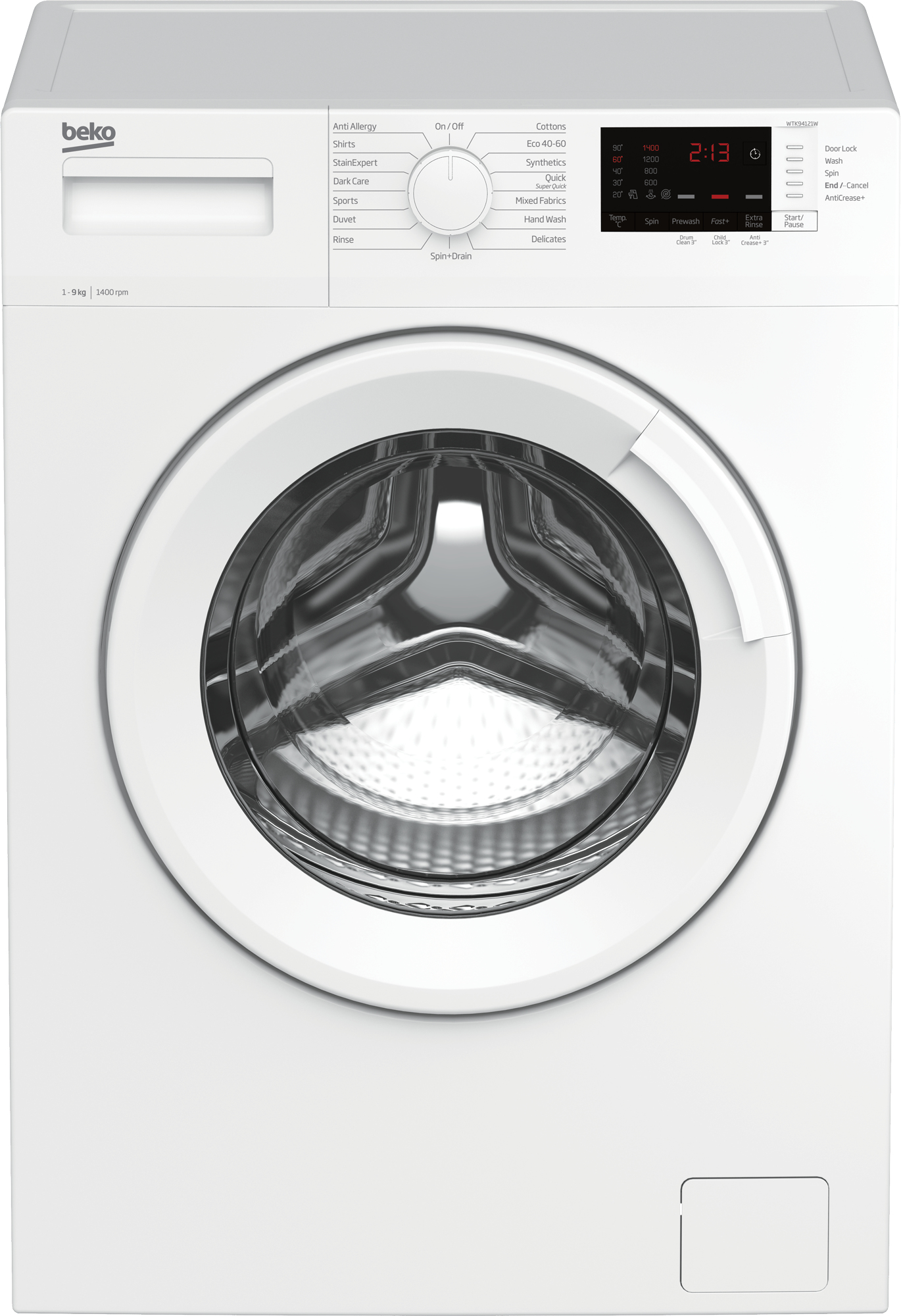 Beko WTK94121W — vue 1 sur 4