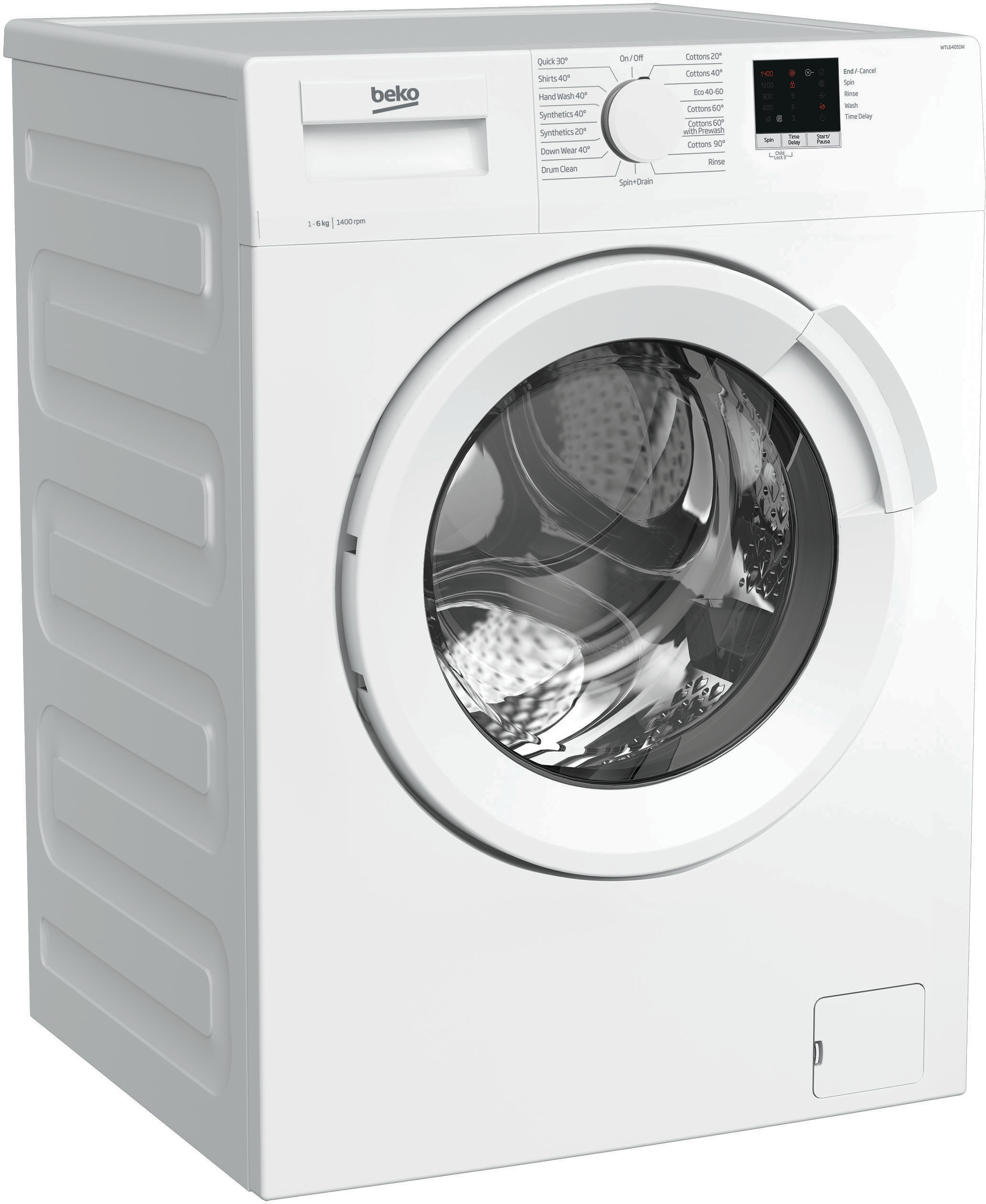 Beko WTL64051W — vue 1 sur 3