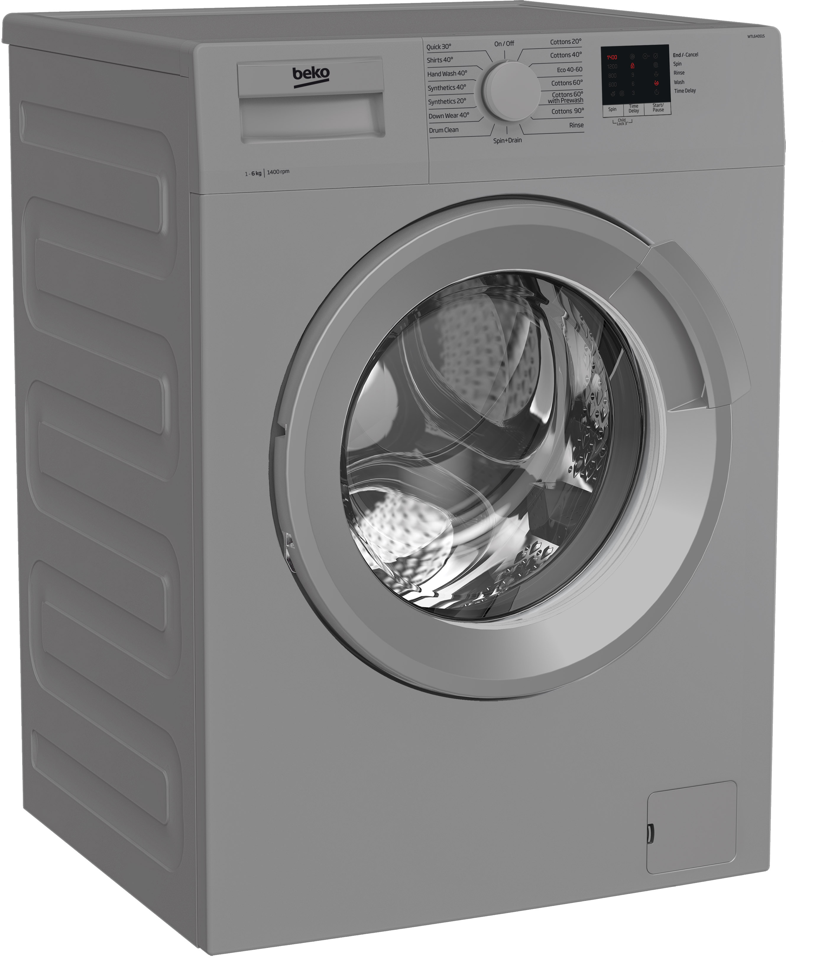 Beko WTL64051S — vue 1 sur 3