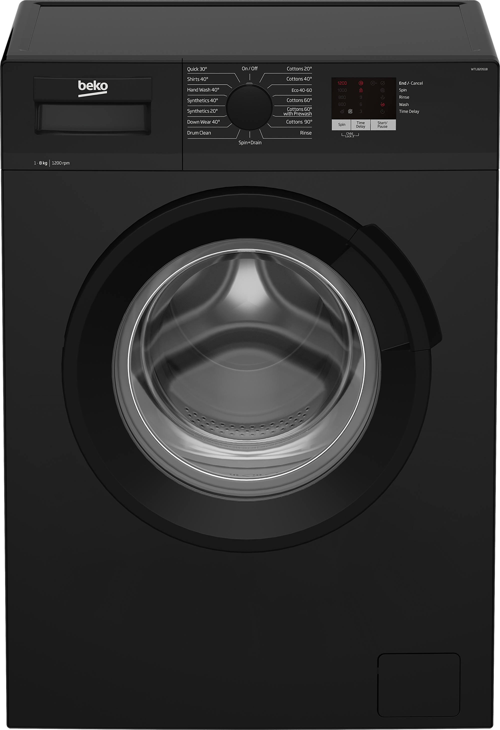 Beko WTL82051B — vue 1 sur 6