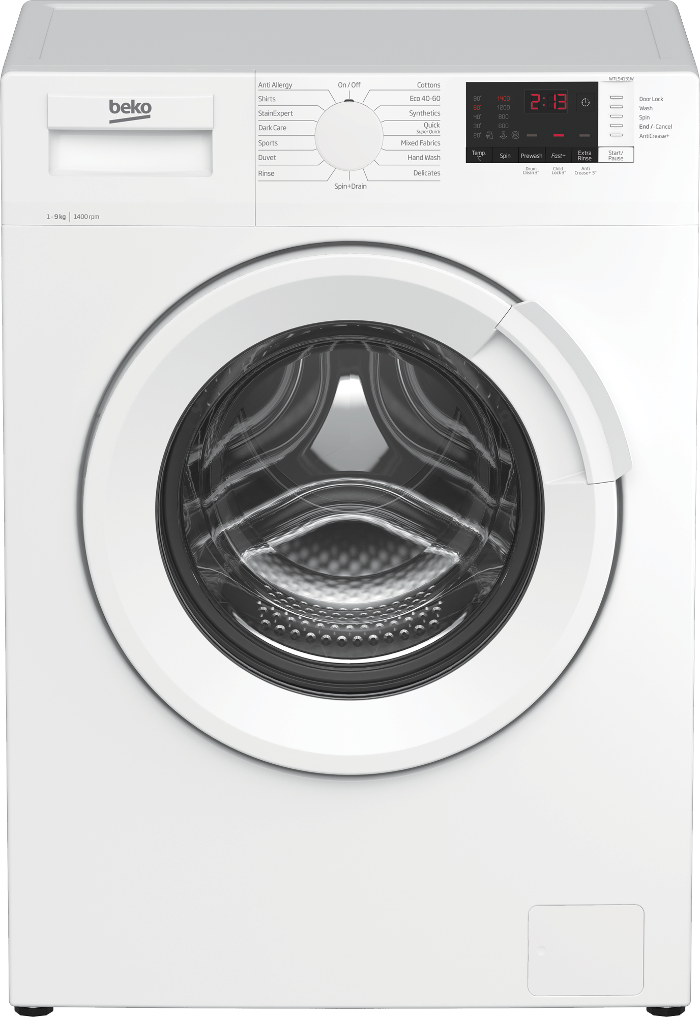 Beko WTL94131W — vue 1 sur 3