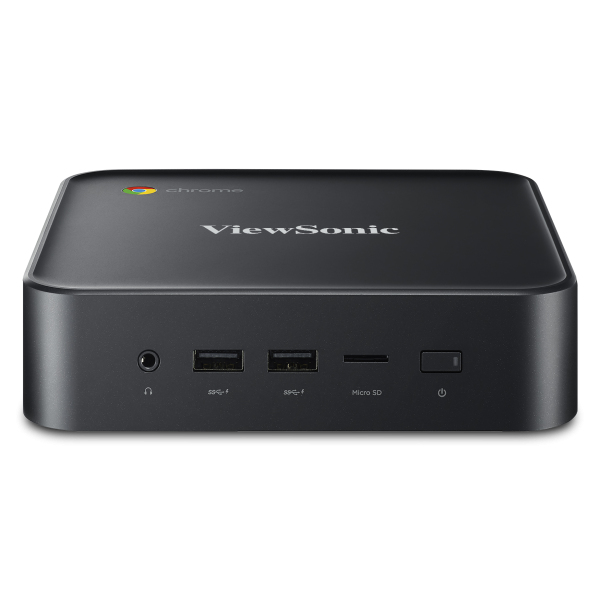 ViewSonic NMP760 - Mini PC - 1 x Celeron 5205U up to - RAM 8 GB - SSD - eMMC 64 GB - UHD Graphics - Gigabit Ethernet, Bluetooth 5.2 - Chrome OS - monitor: none