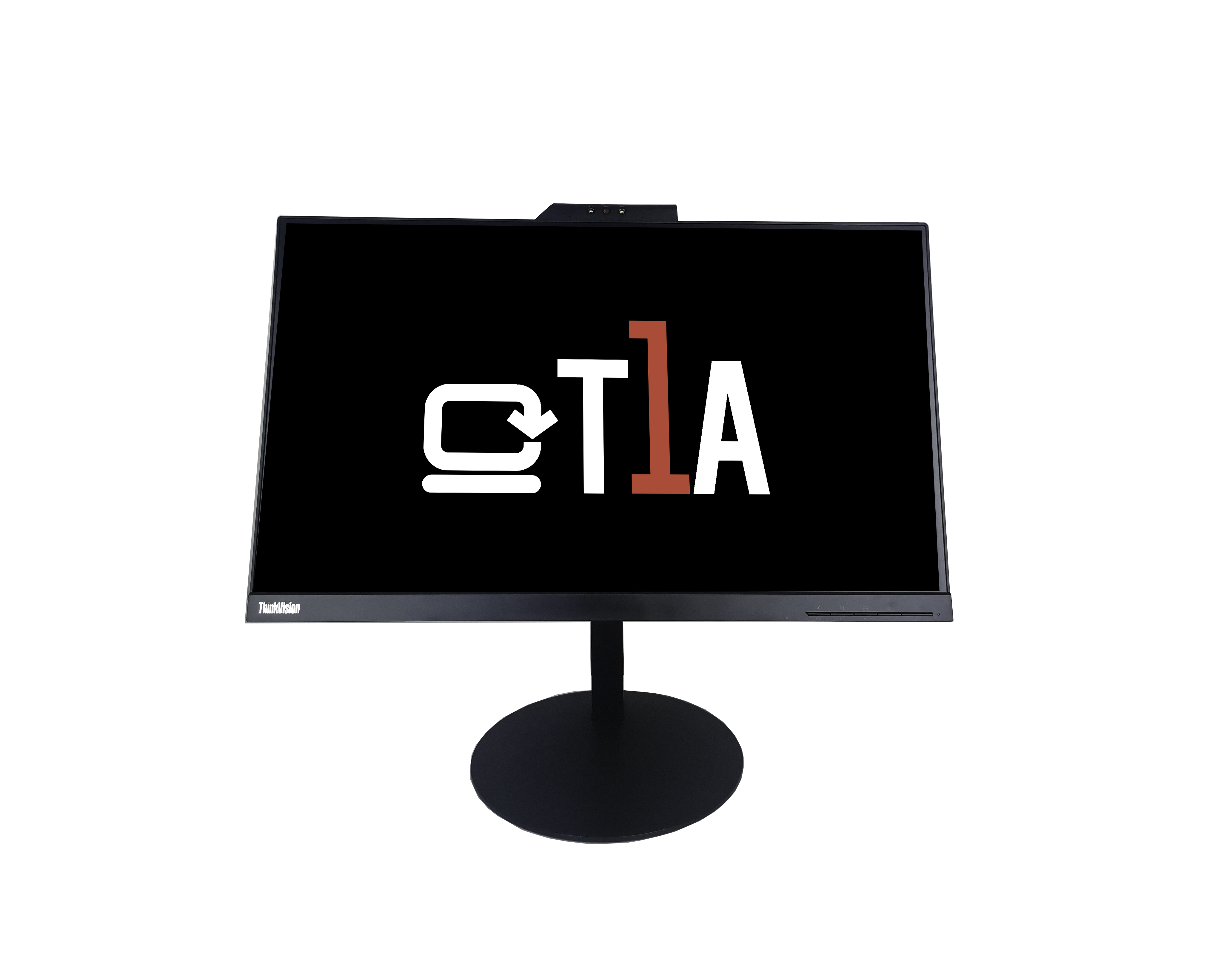 T1A THINKVISION T24V-10 23.8IN FHD computer monitor 1920 x 1080 pixels Full HD Black image 3