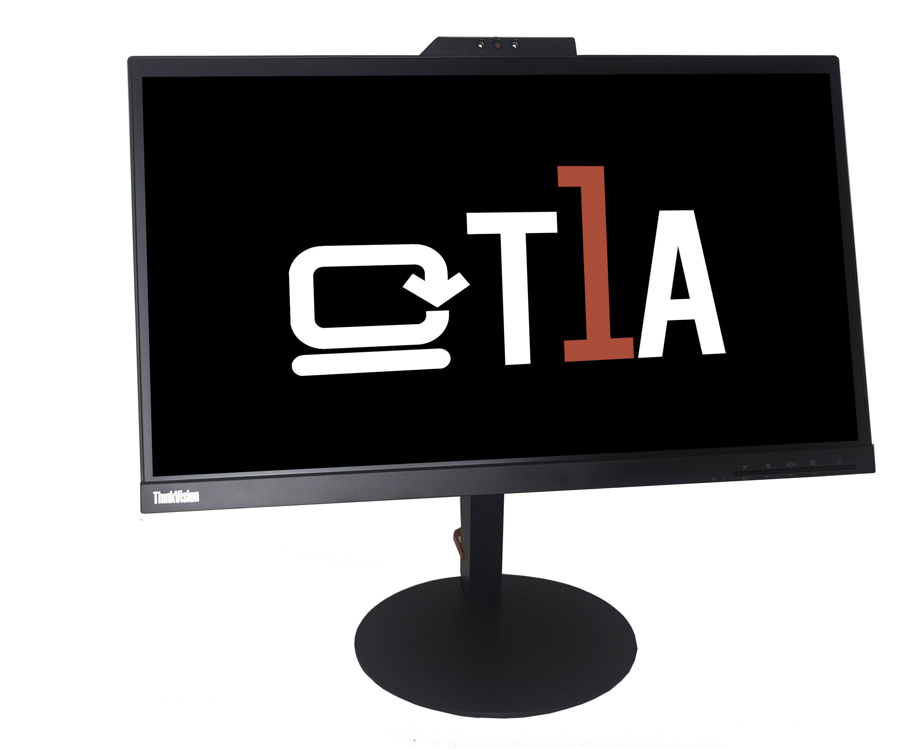 T1A THINKVISION T24V-10 23.8IN FHD computer monitor 1920 x 1080 pixels Full HD Black image 2