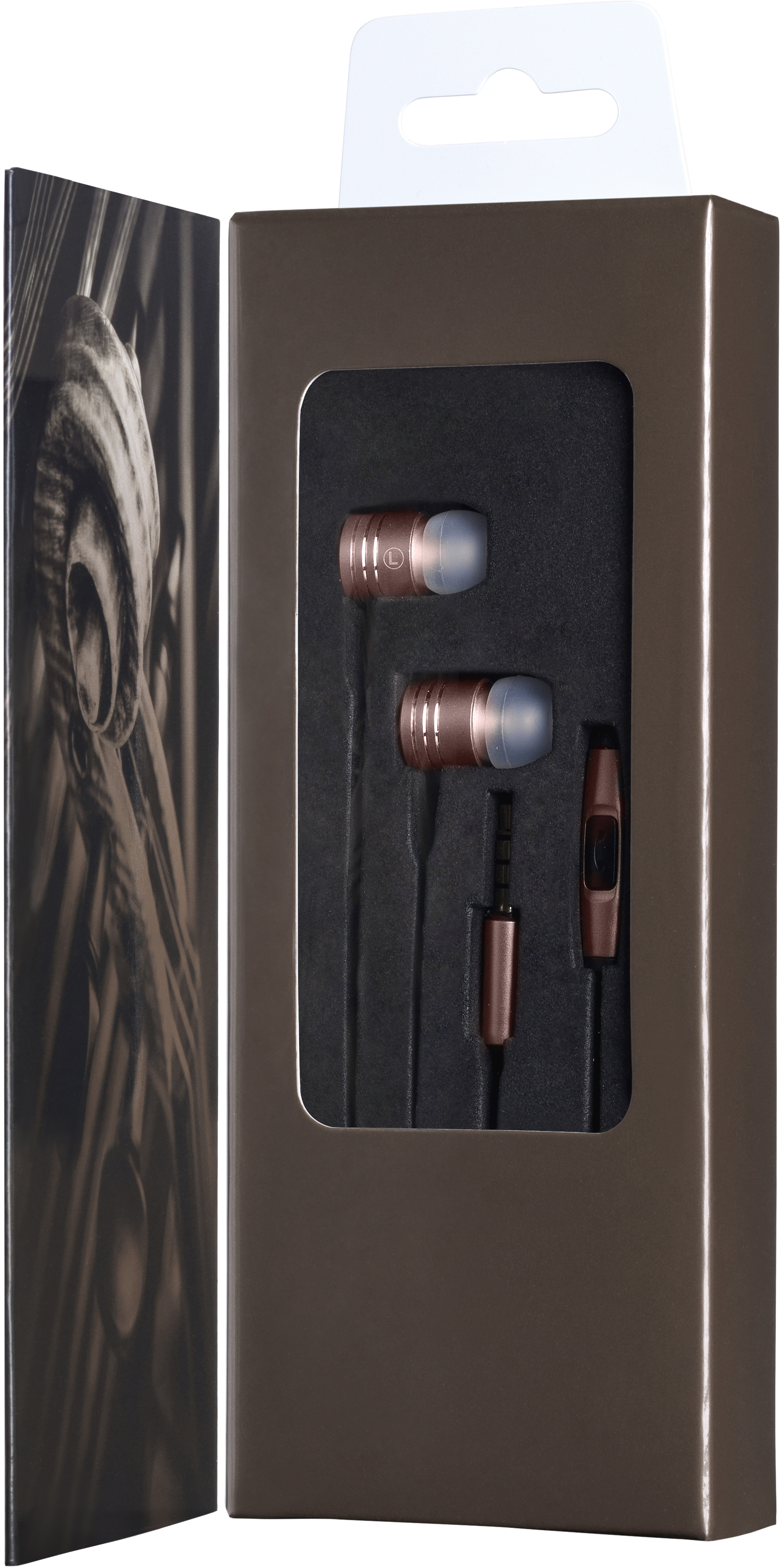 eSTUFF ES80150-ROSE headphones/headset Wired In-ear Calls/Music Rose gold – image 4