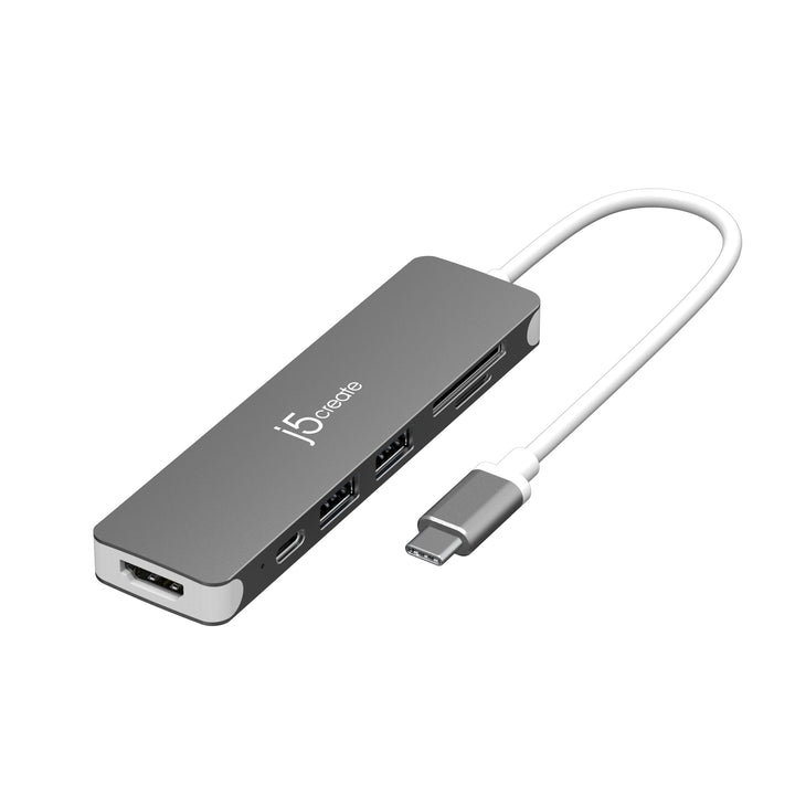 j5create JCD353 laptop dock/port replicator USB 3.2 Gen 1 (3.1 Gen 1) Type-C Grey – image 1