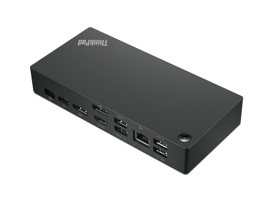 Lenovo 40ay0090us base para portátil y replicador de puertos alámbrico usb 3.2 gen 1 (3.1 gen 1) type-c negro