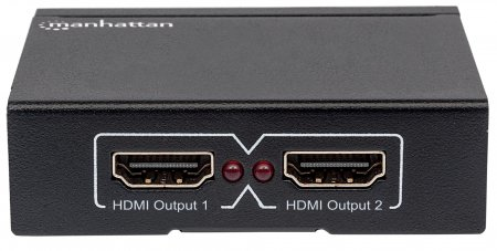 Manhattan HDMI Splitter, 2-Port, 4K@30Hz, USB Powered, Black, Three Year Warranty, Boxed – image 3