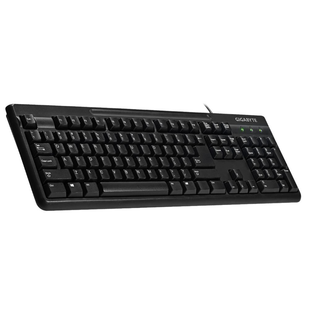 GIGABYTE GK-KM3100 keyboard Mouse included Universal USB US English Black – image 2