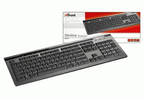 Trust Slimline Keyboard KB-1450 UK – image 2