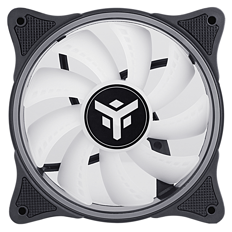 itek ITCFA12IO computer cooling system Computer case Fan 12 cm White image 4