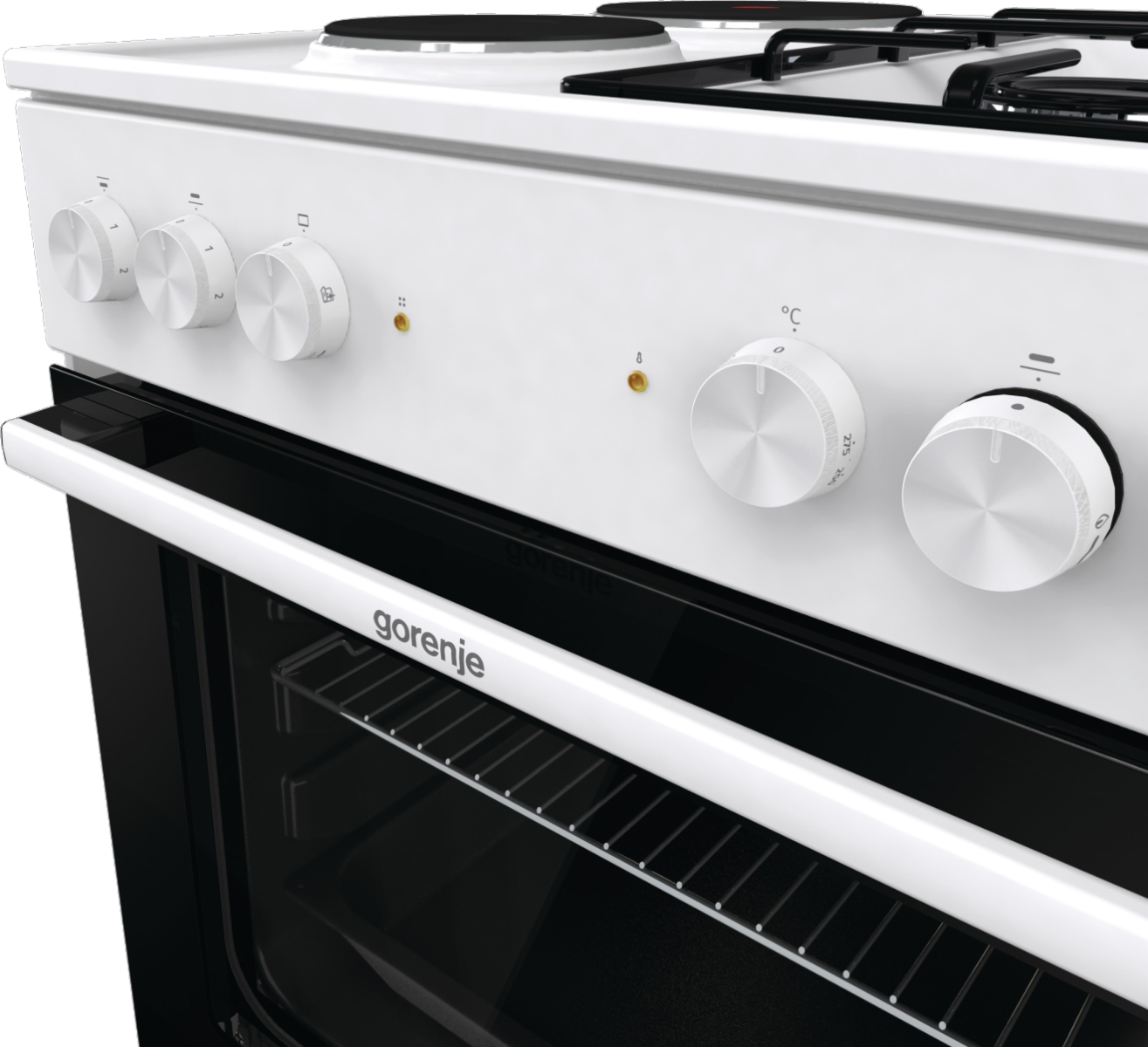 Gorenje GK6A10WG cooker Freestanding cooker Electric Combi Silver – image 6