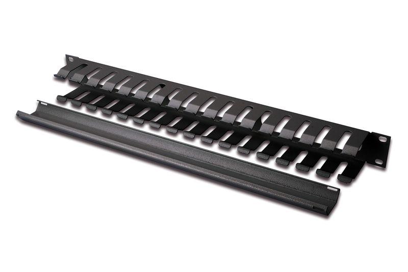 Equip 19 Rack Mount Kabel Management Panel, Schwarz