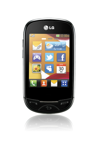 LG T500 7.11 cm (2.8") Single SIM 950 mAh Black – image 1