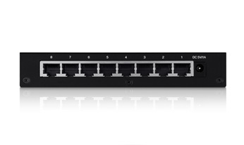 Linksys LGS108 network switch Gigabit Ethernet (10/100/1000) Black – image 3