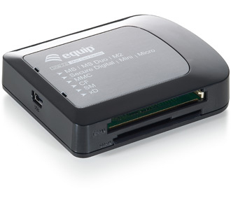 Equip 128552 card reader USB 2.0 Black
