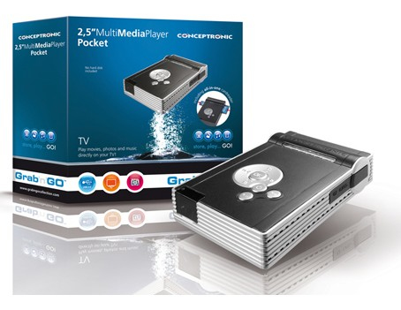 Conceptronic 2.5" Multi Media Player Pocket – image 3