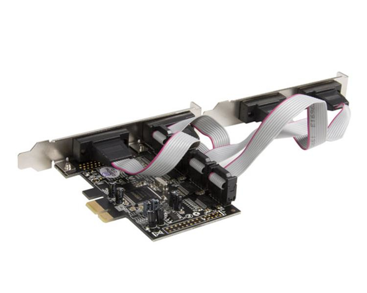 StarTech.com 4 Port Native PCI Express RS232 Serial Adapter Card with 16550 UART – image 4