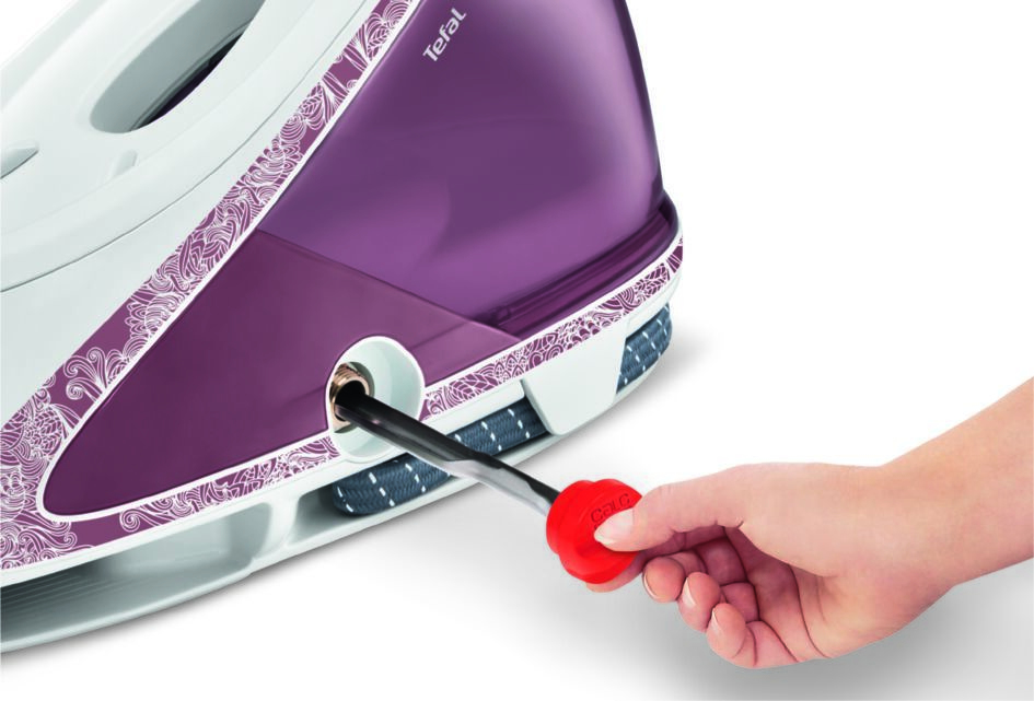Tefal GV9566 2600 W 1.9 L Durilium AirGlide Autoclean soleplate Purple, White – image 2