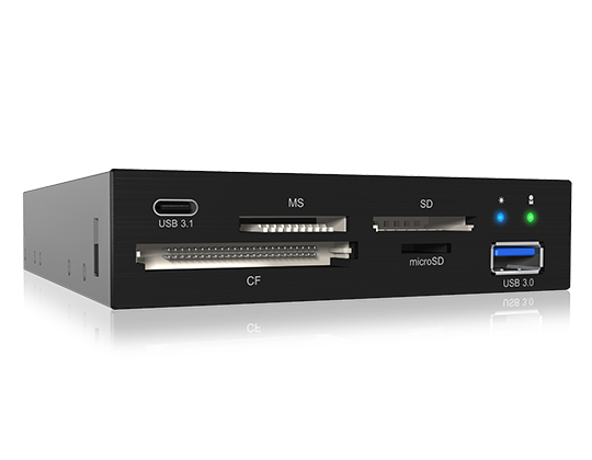 ICY BOX IB-865a card reader USB 3.2 Gen 1 (3.1 Gen 1) Internal Black