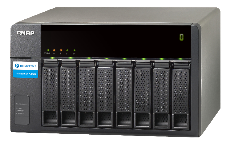QNAP TX-800P disk array Black – image 3