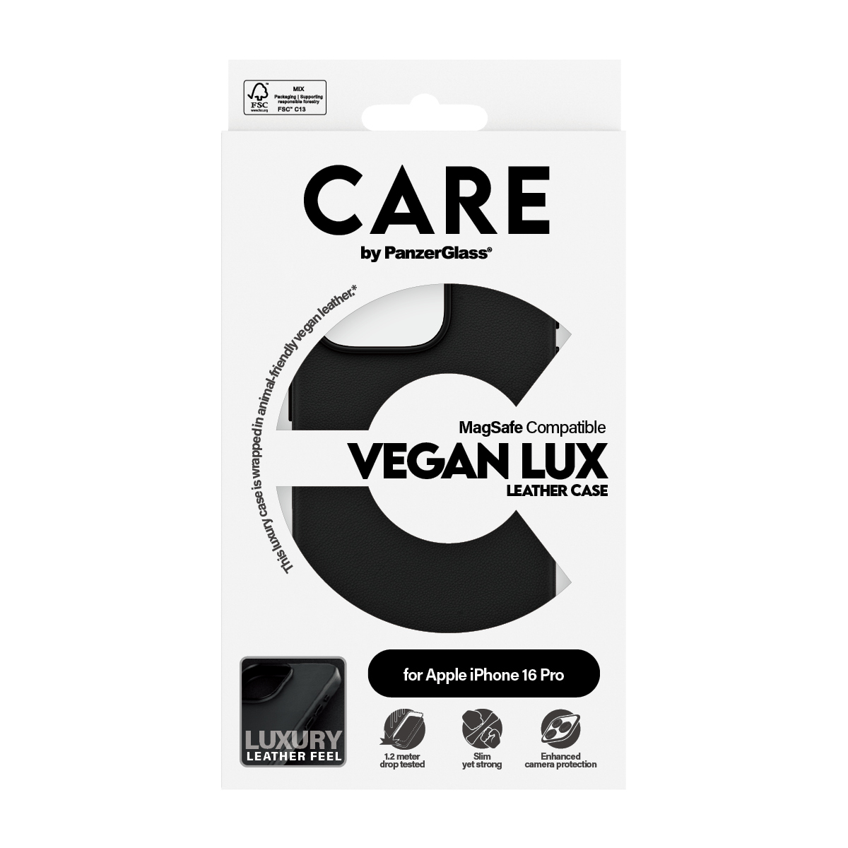 PanzerGlass CARE™ by PanzerGlass® Urban Combat Vegan Leather Case iPhone 16 Pro – image 3
