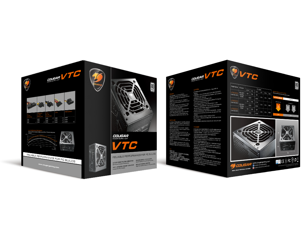 COUGAR VTC500 power supply unit – image 7