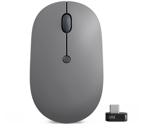 Lenovo Go USB-C Wireless Mouse datormöss Ambidextrous RF Trådlös Optisk 2400 DPI