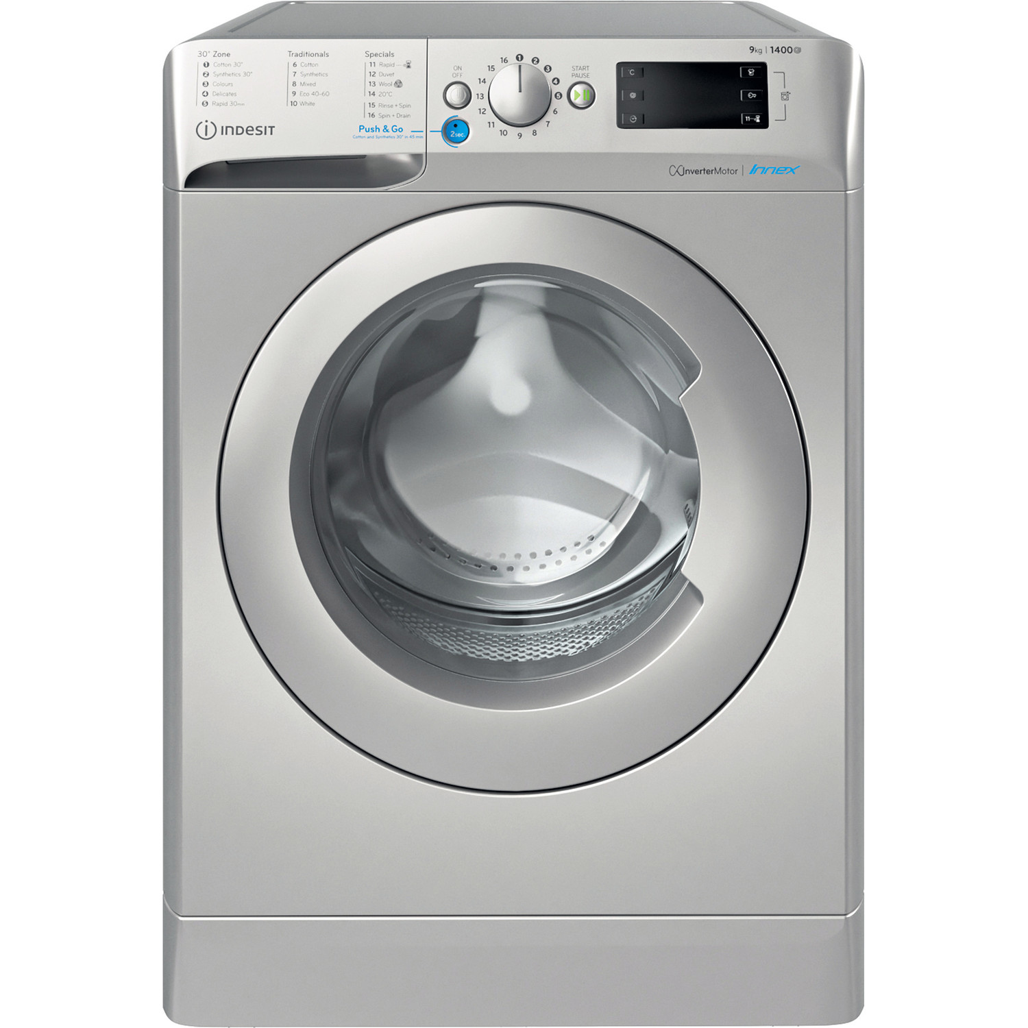 Indesit BWE 91484X S UK N — vue 1 sur 8