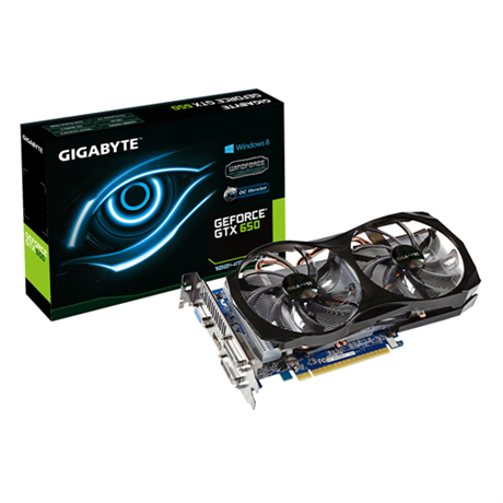 GIGABYTE GVN650W2GI-00-G graphics card NVIDIA GeForce GTX 650
