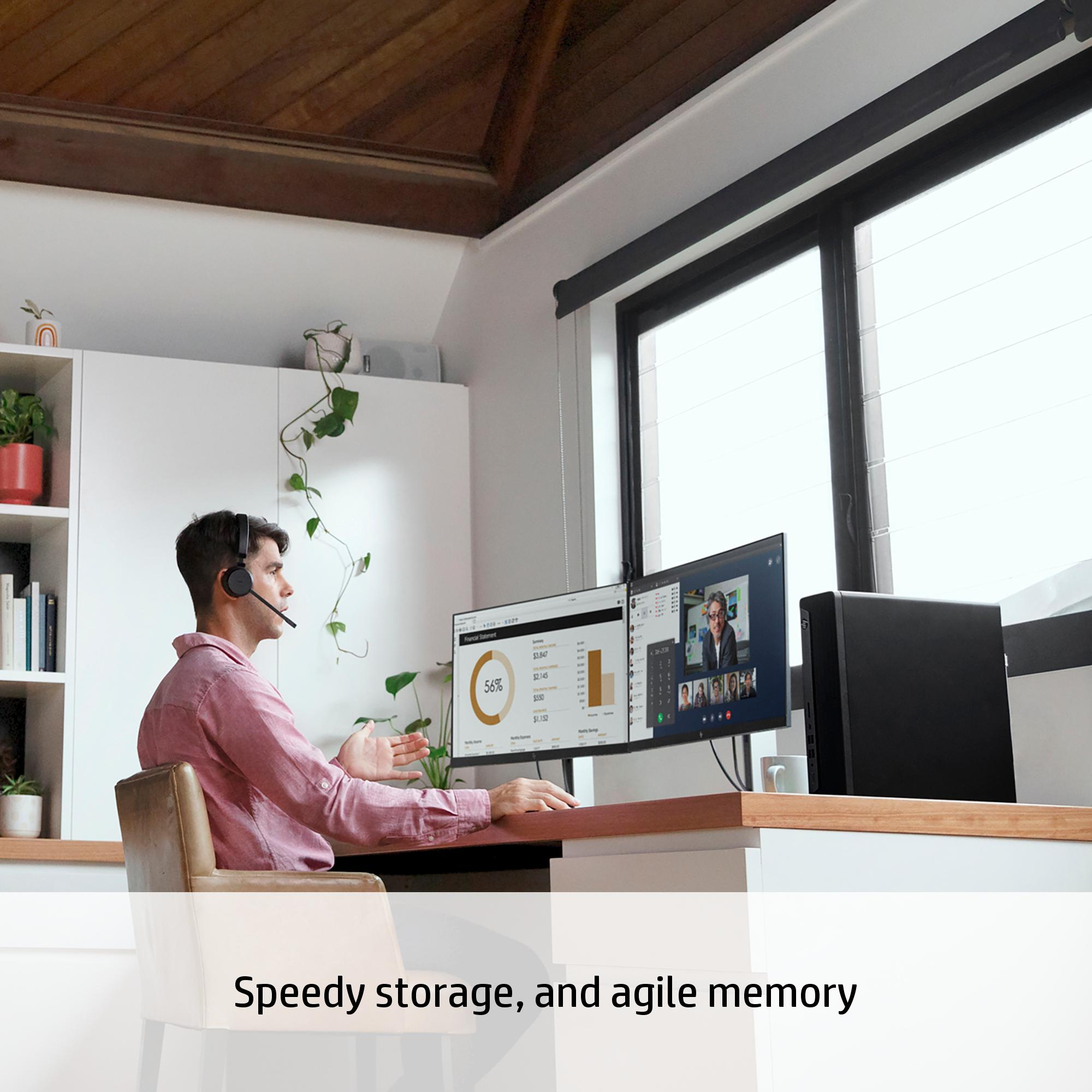 HP EliteDesk 800 G8 Intel® Core™ i5 i5-11500 8 GB DDR4-SDRAM 256 GB SSD Windows 10 Pro SFF PC Black image 13