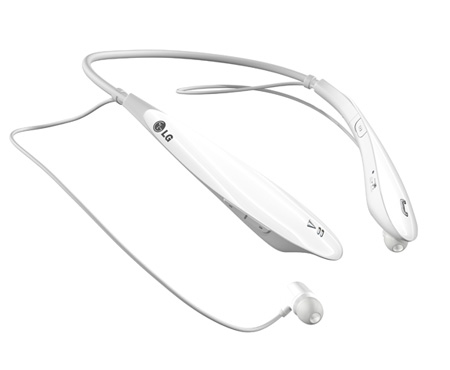 LG HBS-800 Headset Wireless Head-band, In-ear Calls/Music Micro-USB Bluetooth White – image 3