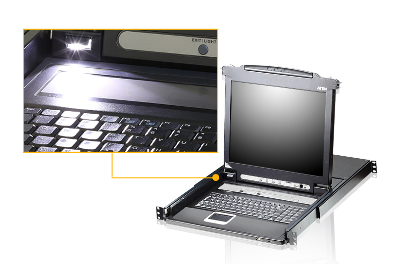 ATEN CL5708M-AT-EG KVM switch Rack mounting Black – image 3