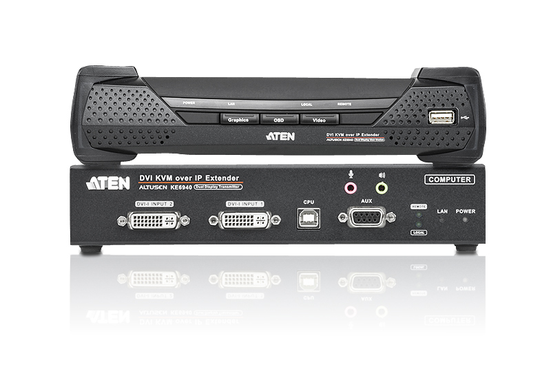ATEN KE6940 AV transmitter & receiver Black – image 3