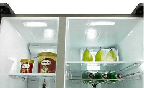 Samsung RS61681GDSR side-by-side refrigerator Freestanding – image 4