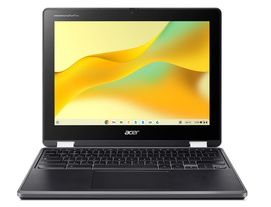 Acer Chromebook R856LT-TCO-C2NK N100 30.5 cm (12") Touchscreen HD+ 8 GB LPDDR5-SDRAM 64 GB eMMC Wi-Fi 6E (802.11ax) ChromeOS German Black