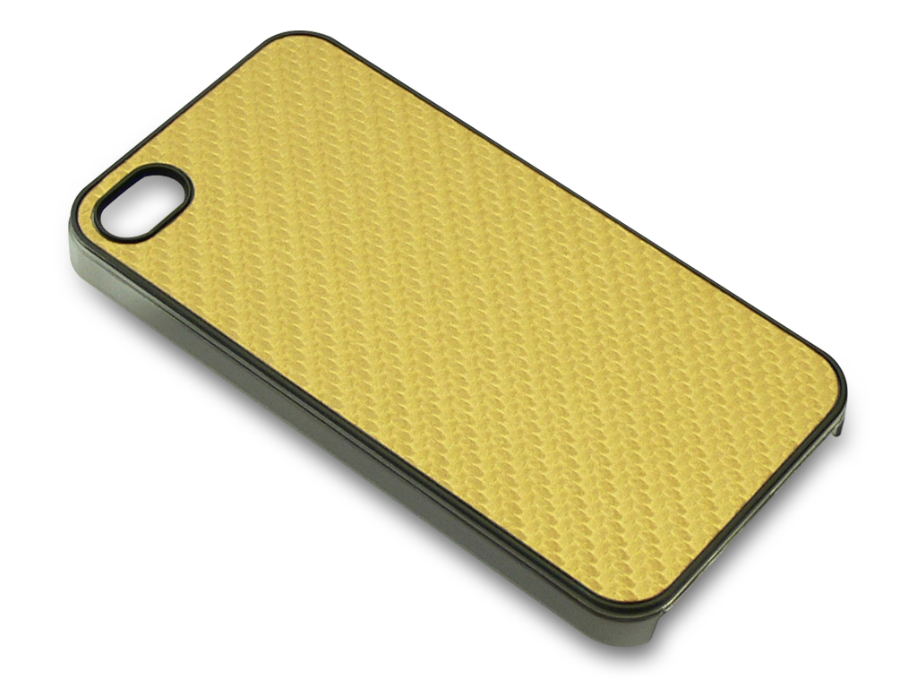 Sandberg Cover 4/4S fiber skin Gold