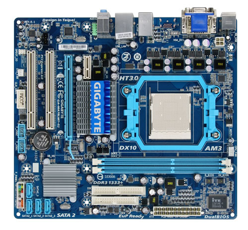 GIGABYTE GA-MA78LMT-S2 motherboard AMD