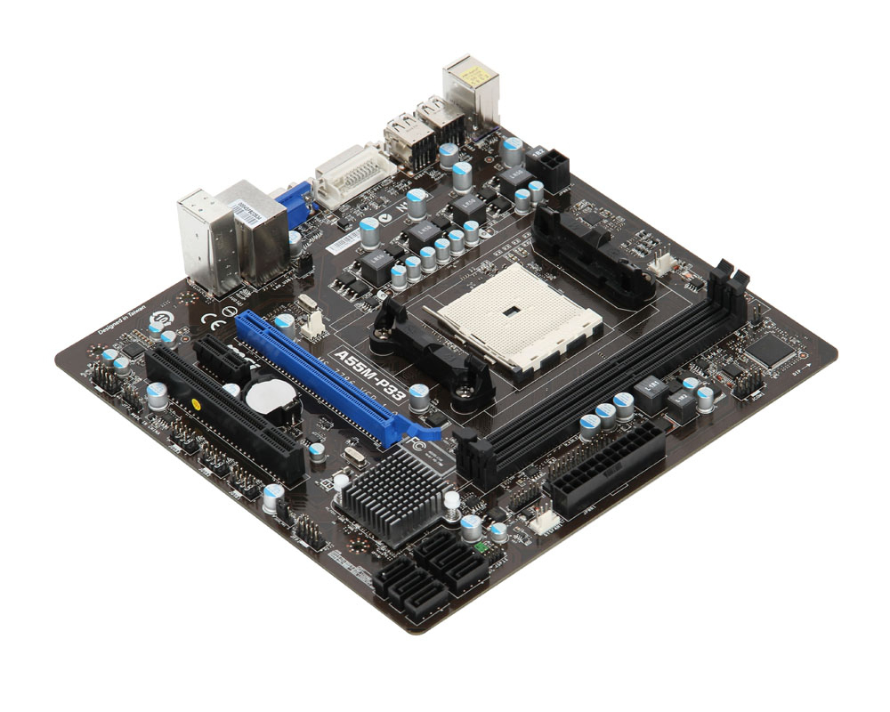 MSI A55M-P33 motherboard AMD A55 Socket FM1 micro ATX – image 3