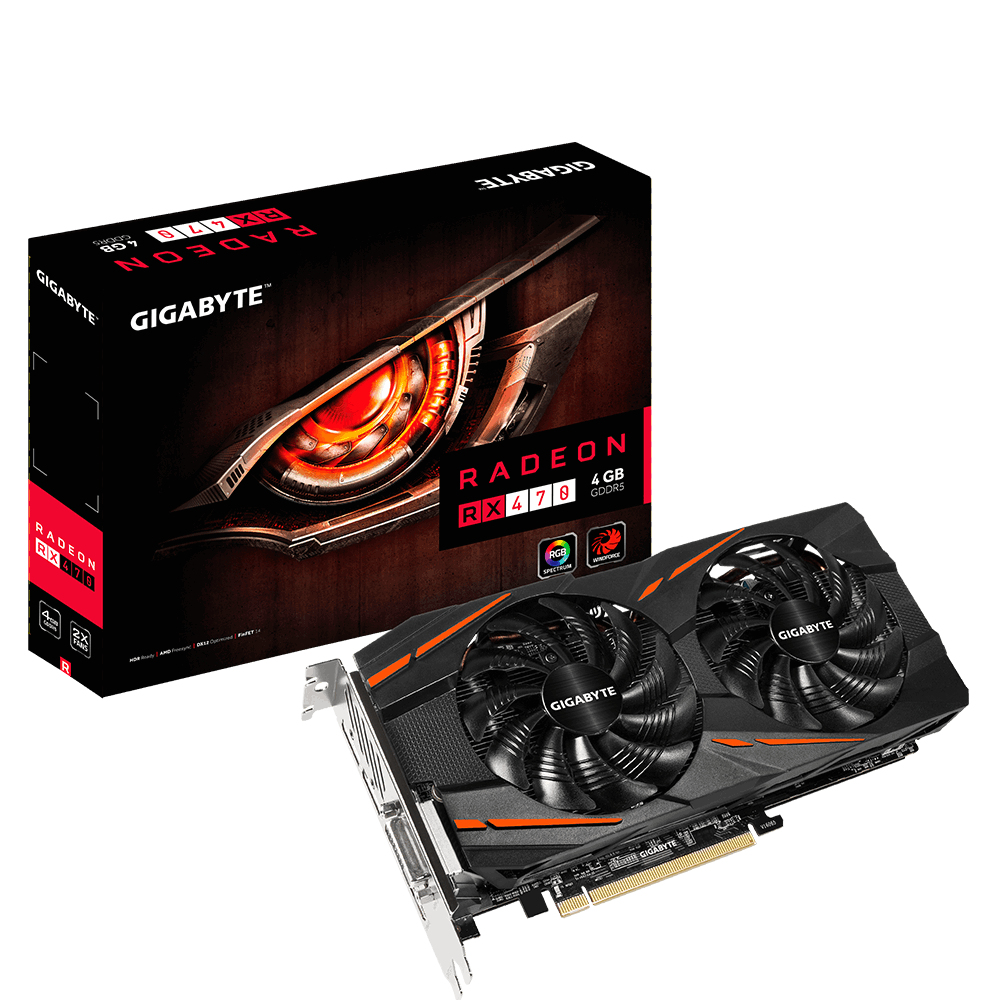 GIGABYTE Radeon RX 470 WINDFORCE 4G – image 1