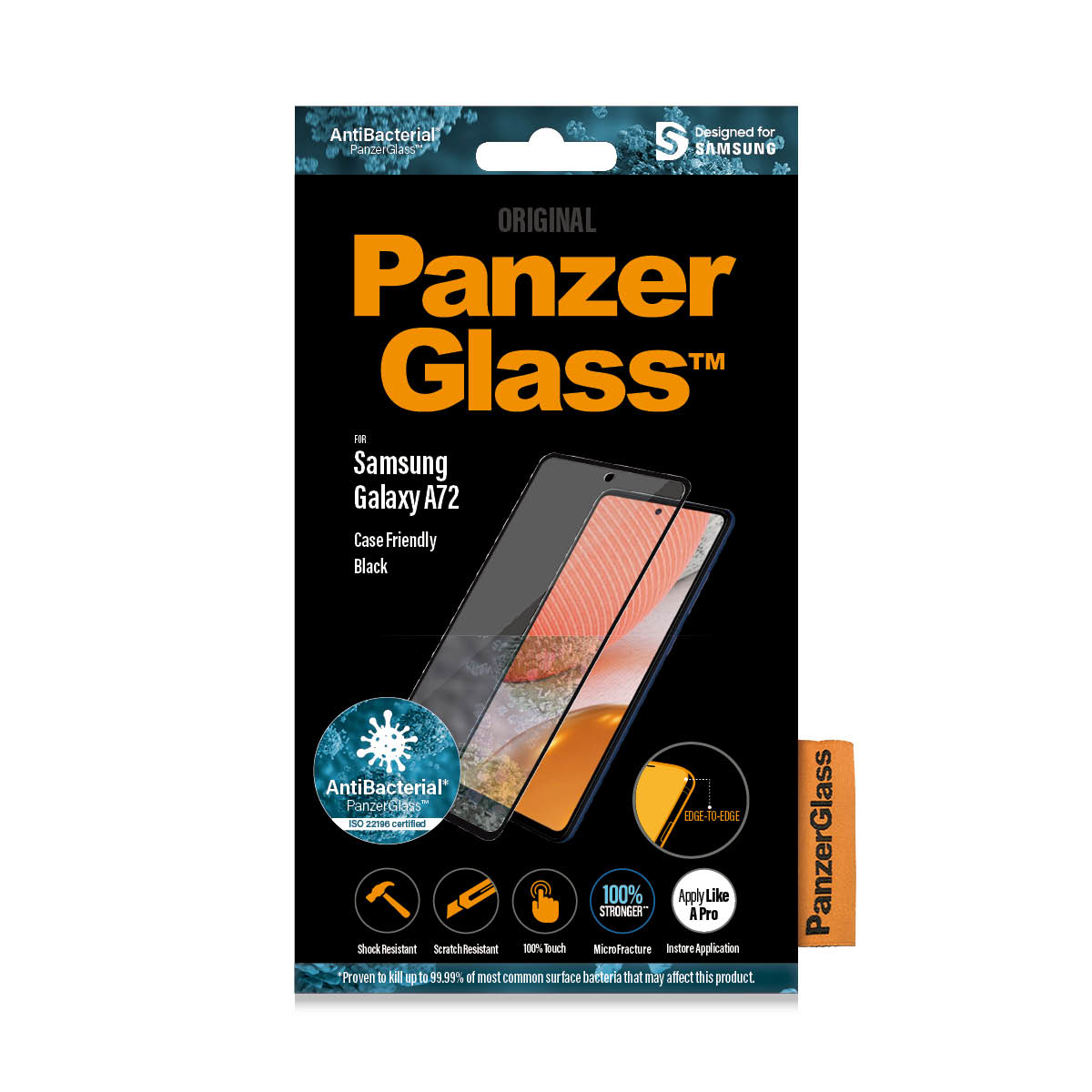 PanzerGlass PRO7255 protezione per lo schermo e il retro dei telefoni cellulari Pellicola proteggischermo trasparente Samsung 1