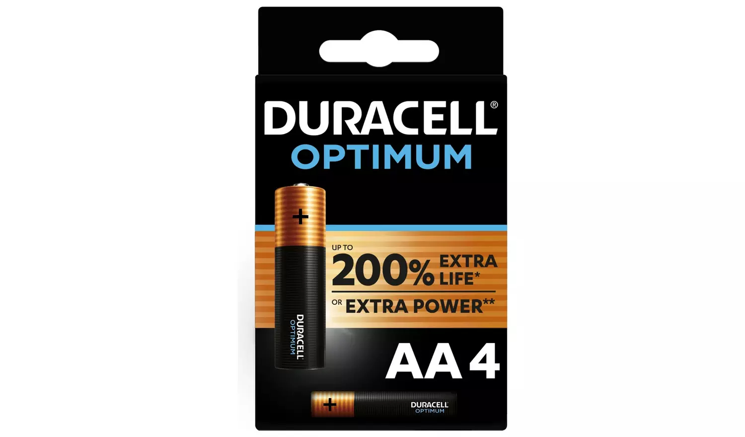 Duracell optimum aa b4 16 pezzi