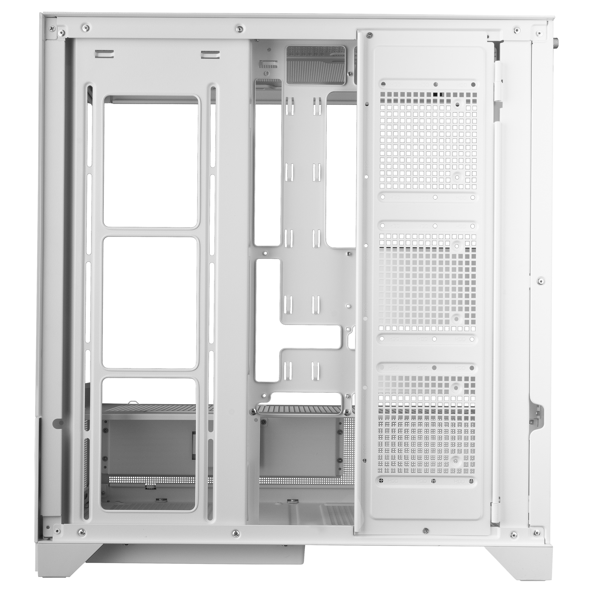 Mars Gaming MCLCDXW computer case Midi Tower White – image 7