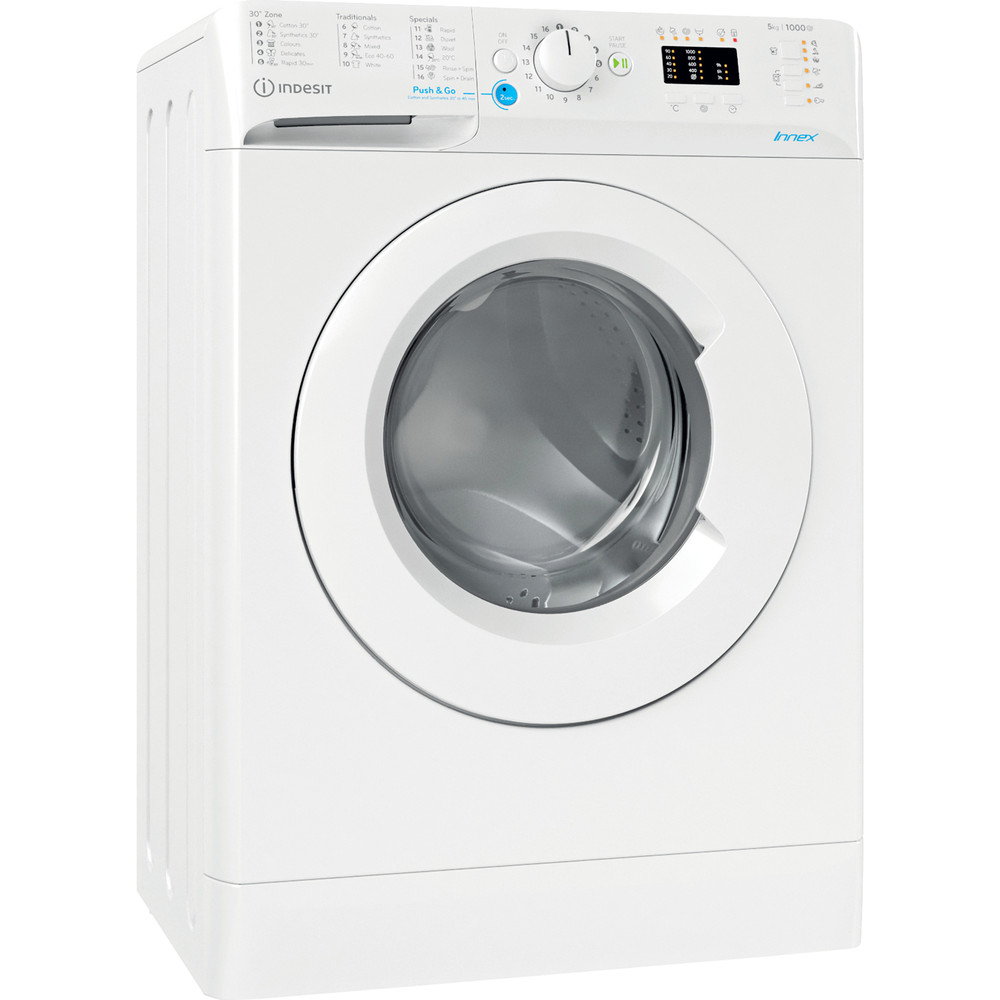 Indesit BWSA 51051 W EE N — vue 1 sur 2