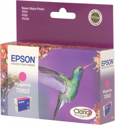 Epson T0803 Magenta Ink Cartridge – image 3