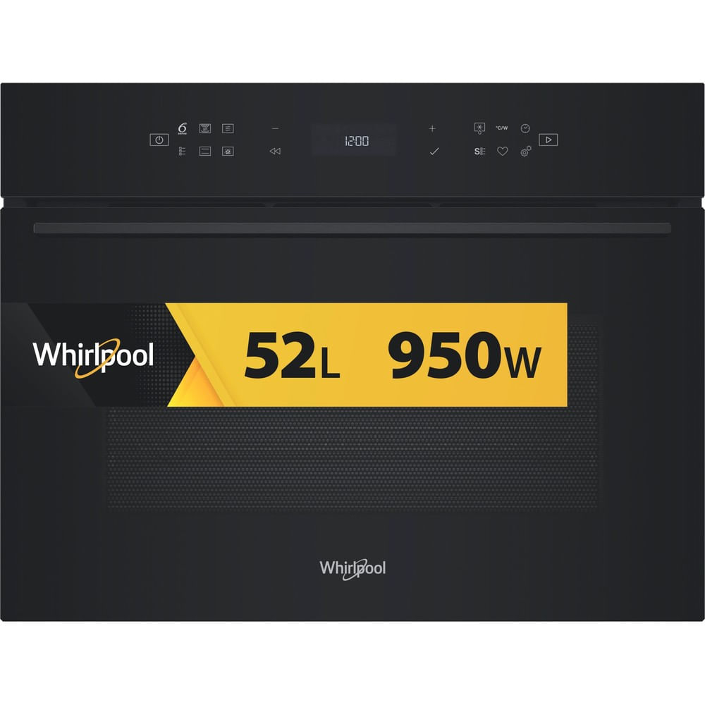 Whirlpool WCW7O7HTSB Black Combination microwave Built-in