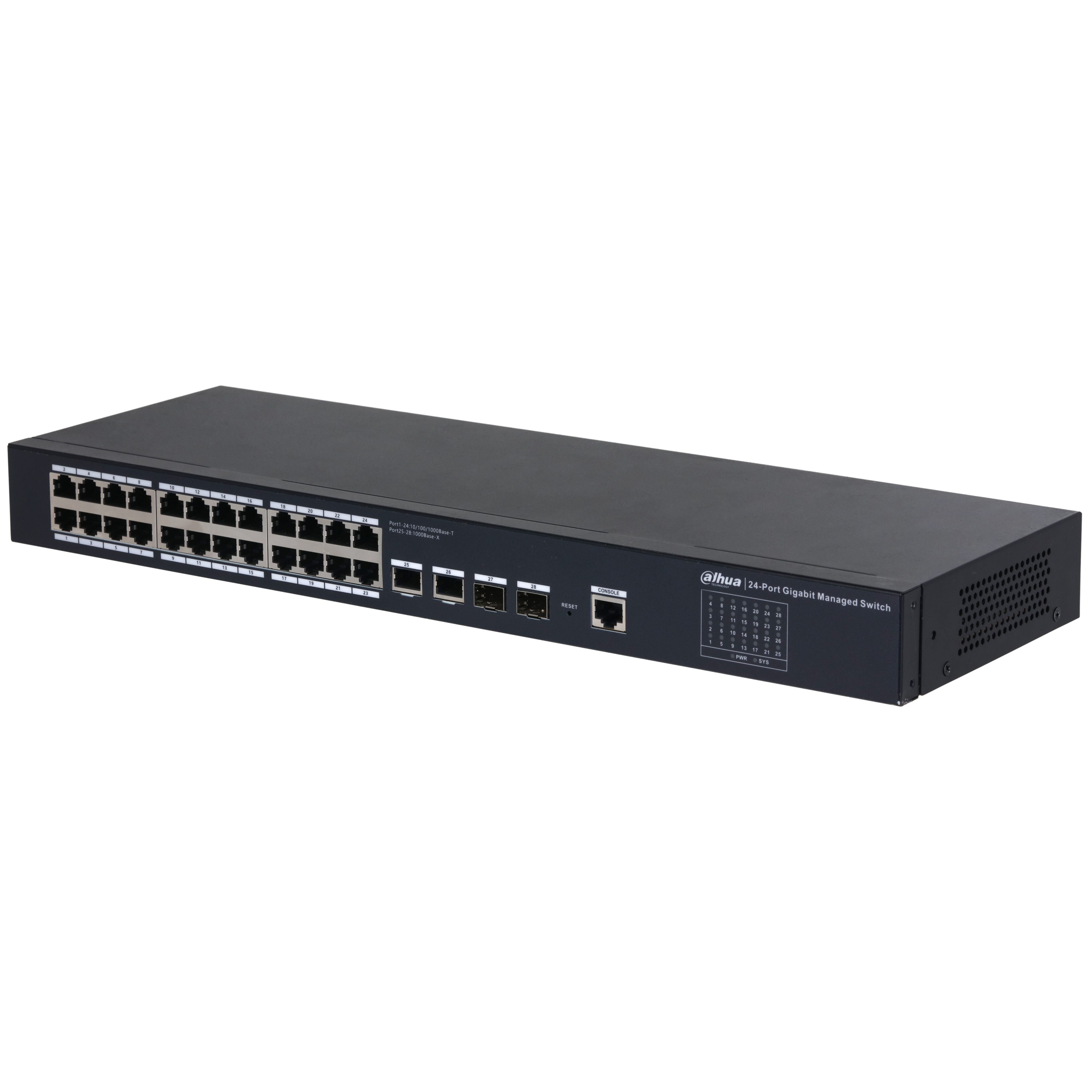 Dahua Technology SG4028 Gestito L2 Gigabit Ethernet (10/100/1000) Nero