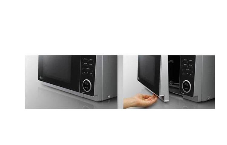 LG MS3382NW microwave Black, White Solo microwave Countertop – image 2